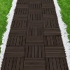 Yaheetech Pack of 27 Interlocking Wood Flooring Tiles - 2 of 4