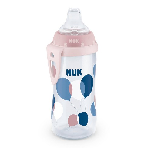 Red Nuk Minnie Mouse Bottle to Cup Transition Silicone Spout Sippy Toddler  10oz