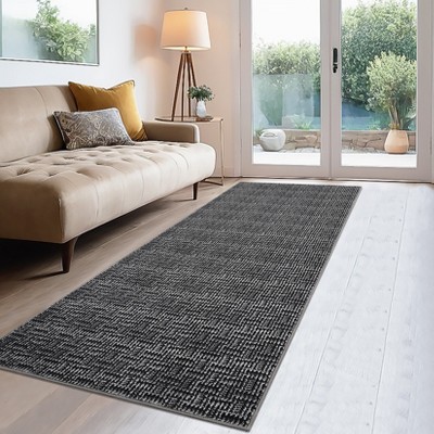 Modern Braided Print Area Rugs Non Slip Non-Shedding Washable Rug