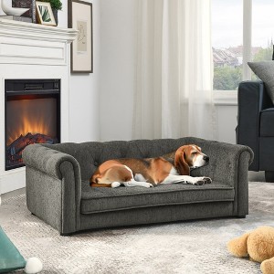 LOVMOR Elegant Rectangle Pet Bed for Medium and Large Dogs - 1 of 4