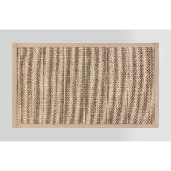Bee & Willow Home Bee & Willow 34'' x 21'' Faded Floral Bath Rug (Khaki)