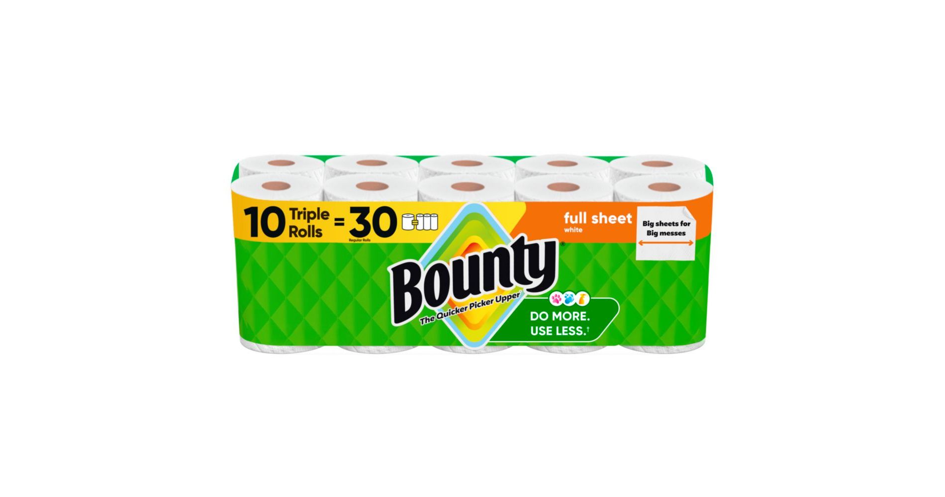 Bounty Full Sheet Paper Towels - 2-Ply - 100 Sheets