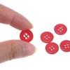Unique Bargains Resin Snap Fastener Round Flat 4-Hole Sewing Buttons 10 Pcs - 4 of 4
