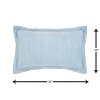Set of 3 King Jullian Collection 100% Cotton Tufted Unique Luxurious Bold Stripes Design Bedspread Set Blue - Better Trends - 3 of 4