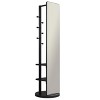 Cesicia 360¡ã Rotating 66"x14" Multifunctional Full Length Mirror with Hook Storage Rack Coat Rack, Space Saving - 2 of 4