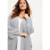 June + Vie by Roaman's Women's Plus Size Open-Front Cardigan - 4 of 4