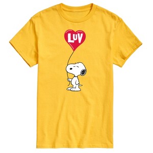 Men's - Peanuts - Snoopy Luv Short Sleeve Graphic T-Shirt - 1 of 4