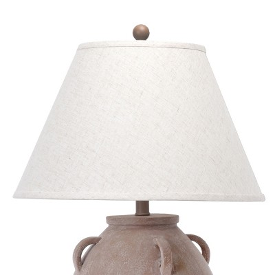 Kavala 29" White Resin Urn Table Lamp