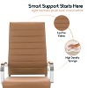 LeisureMod Benmar Modern High Back Leather Office Chair with Adjustable Height, Swivel Base, Ergonomic Design for Home Office, Study, or Workspace - 4 of 4