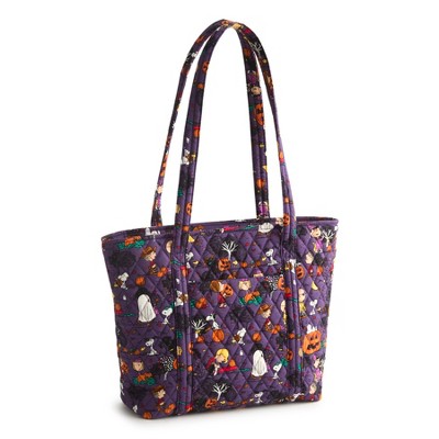 Vera Bradley Women's Outlet Peanuts Cotton Small Vera Tote Bag