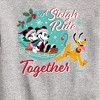 Boys' - Disney - Mickey, Minnie, & Pluto Sleigh Ride Together Christmas Graphic Long Sleeve Fleece Sweatshirt - 2 of 4