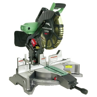 Metabo HPT C12FDHM 12 in. Dual Bevel Miter Saw with Laser Guide Manufacturer Refurbished