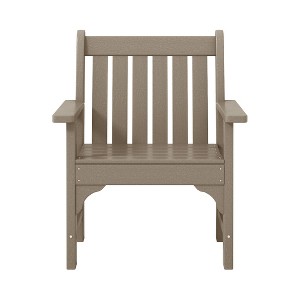 WestinTrends Outdoor Patio HDPE Adirondack Dining Arm Chair - 1 of 4