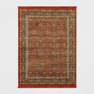Damask Woven Persian with Fringe Rug - Threshold™ - 1 of 3