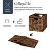 Best Choice Products 12x12in Hyacinth Baskets, Set of 5 Multipurpose Collapsible Organizers w/ Inserts - 3 of 4