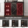 Acekool Hall Tree with Shoe Cubbies, 7 Hooks, 3 Storage Drawers & Dual Mirrors, Entryway Bench Organizer, Mudroom Furniture, White - 4 of 4