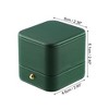 Unique Bargains Wedding Single Ring Box 2.6″x2.4″x2.36″ 1 Pc - 4 of 4