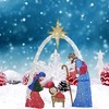 Glowing 54-Inch Nativity Scene with 115 Cool White LED Lights - 2 of 4