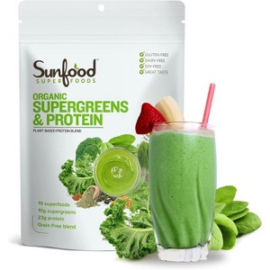 Sunfood Super Foods Organic Supergreens & Protein, 8 Oz - 1 of 4