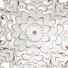 MAYEERTY White Floral 3-piece Carved Wood Wall Decor Set - 4 of 4