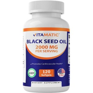 Black Seed Oil 2000mg - 120 Softgels - 1 of 4