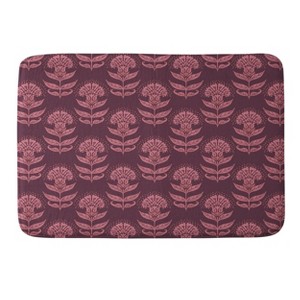 Deny Designs 1'9"x2'10" Schatzi Brown Aurelia Floral Memory Foam Bath Mat - 1 of 4