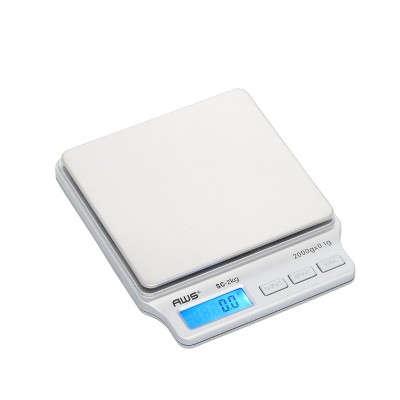 American Weigh Scales Vanilla Series Kitchen Scale High Precision Large  Backlit LCD Display 11LB Capacity