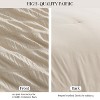 Cozy Comfort Sage Green Queen Size Comforter Set - Bed in a Bag 7 Pieces Stripes Seersucker Bedding Set, Soft Lightweight Down Alternative Comforter, - 3 of 4