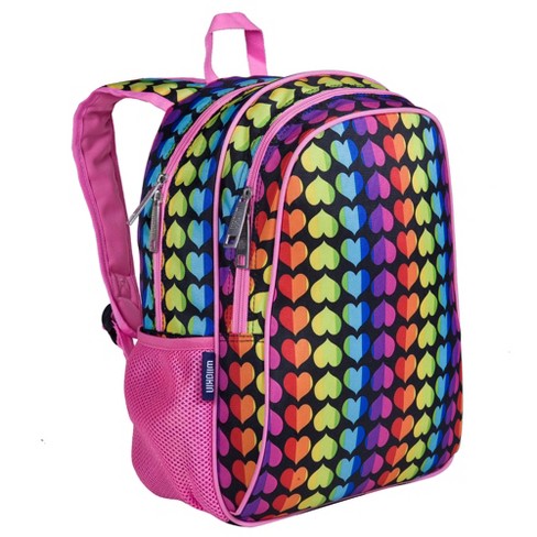 Wildkin 15 inch Kids Backpack Elementary School Travel rainbow Hearts Target