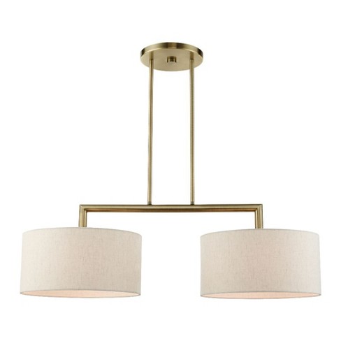 Livex Lighting Meridian 2 - Light Chandelier in  Antique Brass - image 1 of 1