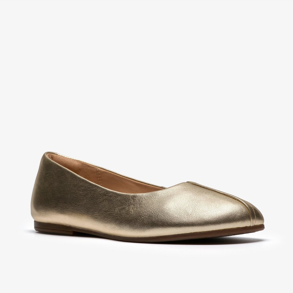 Обувь Clarks Womens Livia Lily Gold Leather Shoes 6 Medium — фото 4