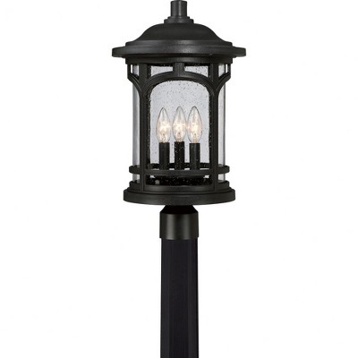 Quoizel Lighting Marblehead 3 - Light Post Light in  Mystic Black
