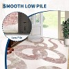 Coucheta Washable Runner Rug - Non-Slip Kitchen Rug, Low Pile Ultra Thin Hallway Carpet, Machine Washable Snake Print - 4 of 4