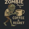 Rerun Island Men Zombie Powered By Coffee Short Sleeve Graphic Cotton T-Shirt - 2 of 4