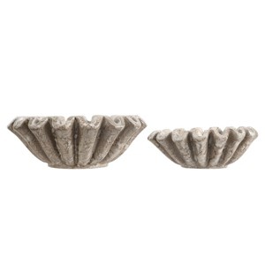 Soho Ruffle Bowl - Set of 2 - RDC4052 - Greige - Safavieh - 1 of 4
