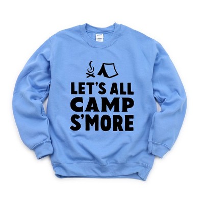 Simply Sage Market Women's Graphic Sweatshirt Let's All Camp S'More