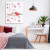 Stupell Industries Be Mine Cardinals Canvas Wall Art - 2 of 4