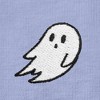 Dalix Ghost Embroidered Cotton Relaxed Fit Short Sleeve Crewneck Tee Shirt Women - 4 of 4