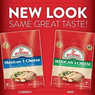 V&V Supremo Mexican 3 Cheese Blend - 7.06oz