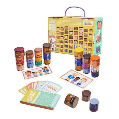 Kaplan Early Learning MyFamilyBuilders  - 48 Magnetic Blocks