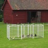 LAOTIES 32" Metal Dog Playpen,8-Panel Foldable Pet Fence with Door,Indoor And Outdoor Exercise Pen for Small,Medium And Large Dogs - 3 of 4