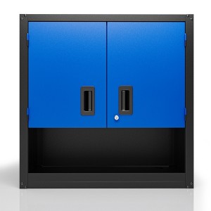 Garage Wall Cabinet with Locking 3/4 Doors and Adjustable Shelf, Metal Wall Cabinet, Floating Upper Storage Cabinet - 1 of 4