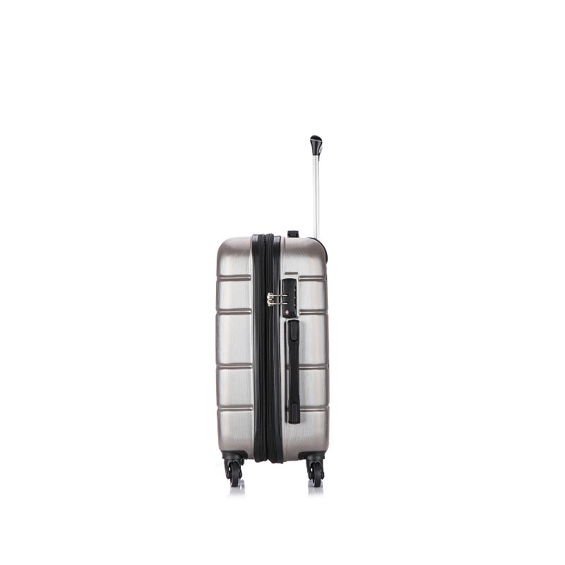 DUKAP Rodez Lightweight Hardside Large Checked Spinner Suitcase, 4 of 13