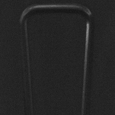 Black Metal Slatted Back Dining Chair with Square Seat