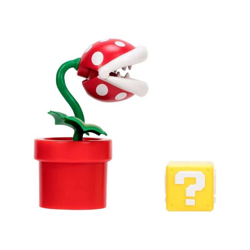 Nintendo Super Mario - Mario Piranha Plant with Question Block Wave 26, 5 of 7