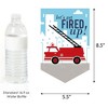 Big Dot of Happiness Fired Up Fire Truck - Firefighter Firetruck Birthday Party Bunting Banner - Birthday Party Decorations - Happy Birthday - 3 of 4