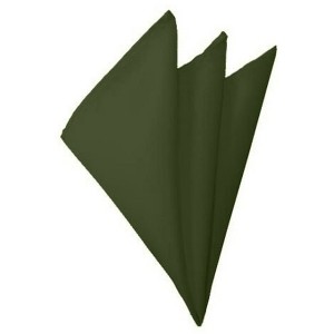 TheDapperTie - Men's Solid Color 10 Inch x 10 Inch Pocket Squares Handkerchief - 1 of 3