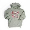 Simply Sage Market Women's Graphic Hoodie Love Ribbon - 2 of 2