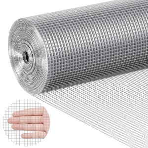 VEVOR Hardware Cloth, 1/4 inch 48in x 100 ft 23 Gauge, Hot Dipped Galvanized Wire Mesh Roll, Chicken Wire Fencing, Wire Mesh for Rabbit Cages - 1 of 4
