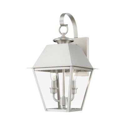Livex Lighting Wentworth 2 - Light Wall Light in  Brushed Nickel